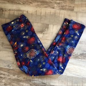 LulaRoe TC 4th of July Leggings